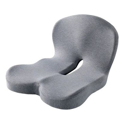 Memory Foam L-Shaped Integrated Office Chair Cushion with Lumbar Support Car Seat Cushion for Office Workers Car Drivers